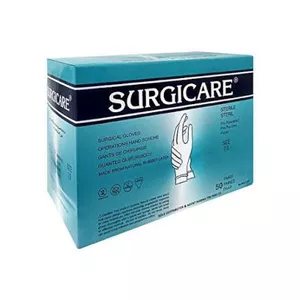 دستکش جراحی لاتکس پودردار SURGICARE استریل