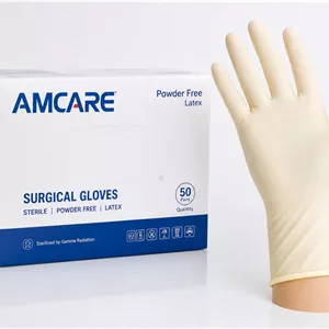 دستکش جراحی Amcare  استریل بدون پودر (Surgical Gloves)
