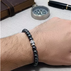 دستبند مهره ای مدل اسکلت