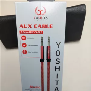 کابل AUX کنفی یوشیتا Yoshita مدل YX-008 (طول 1 متر)