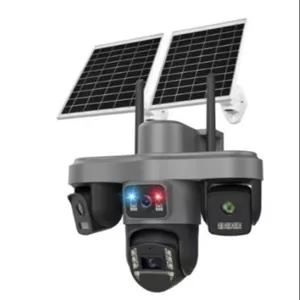 دوربین مدار بسته خورشیدی ۲ پنل خورشیدی ۴ لنز(مدلAD-TA14-4G) / Solar 2 Panel
