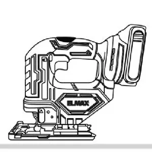 اره عمودبر شارژی ELMAX المکس G.J 4760