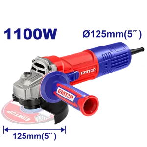 مینی فرز ۱۲۵ میلی‌متری EMTOP مدل EAGR11051 – ۱۱۰۰ وات
