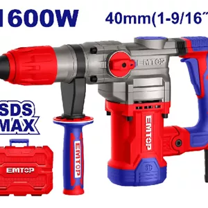 دریل بتن کن EMTOP مدل ERHRM1608 – 1600 وات  5 شیار با سیستم SDS MAX