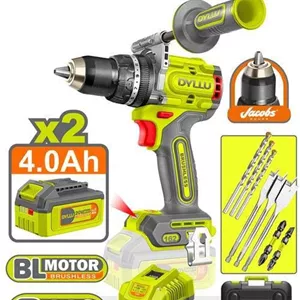 دریل شارژی 162 نیوتن دایلو مدل DTCDP16281 براش لس 20 ولت