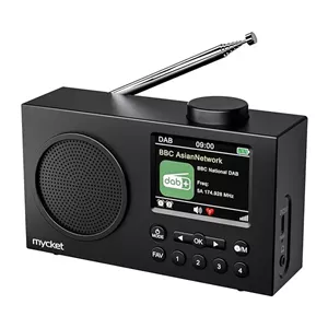رادیوی شارژی مدل HS-D009 برند Mycket رنگ مشکی