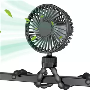 پنکه رومیزی و مسافرتی شارژی مدل FF02-BK برند KOOPAO