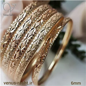 النگو ژوپینگ طرح ضربدری کپی طلا کد 1260