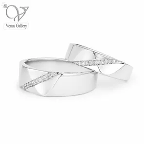 حلقه ست نقره طرح جواهر مناسب ازدواج کد 18542