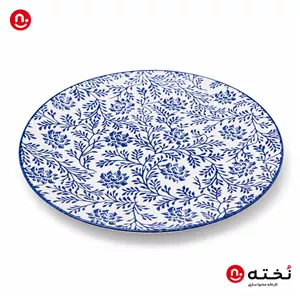 بشقاب تخت سرامیکی دنی هوم-طرح شکوفه-مدل P2055