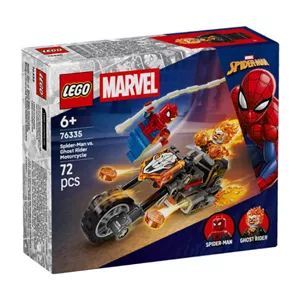 لگو 72 تکه سری مارول مدل Spider Man vs. Ghost Rider Motorcycle 76335