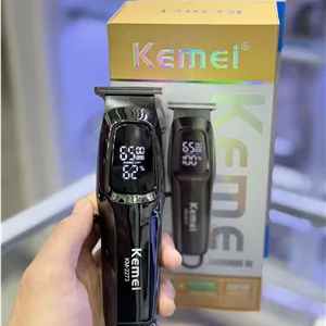خط زن حرفه‌اeی Kmei مدل KM-2273: اصلاح صفر،  صفحه نمایش دیجیتال و موتور قدرتمند