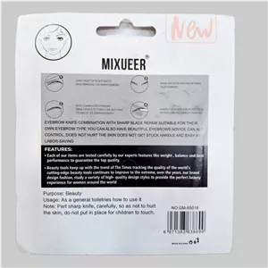 تیغ اصلاح ابرو میکسیور مدل تاشو بسته 8 عددی کد 85018