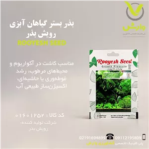بذر بستر گیاهان آبزی رویش بذر