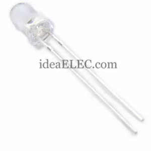 دیود نوری LED سبز شفاف هایبراید 5mm