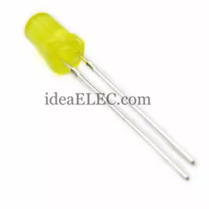 دیود نوری LED زرد 5mm dip