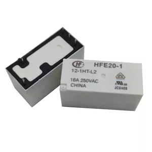 رله لچینگ 12 ولت تک کنتاکت 16 آمپر 5 پین برند HONGFA |مدل HFE20-1/12-1HT-L2