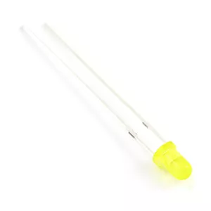 دیود نوری LED 3mm زرد مات