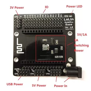 برد کمکی esp8266 مدل NodeMCU WIFI