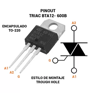 ترایاک 12 امپری BTA12-600B