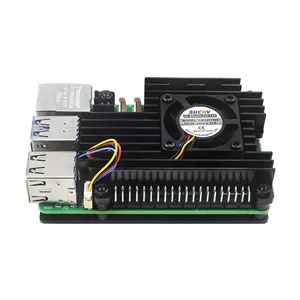 کیس آلومینیومی خنک کننده همراه فن رسپبری پای 5 (Cooler Pi5 C3695)