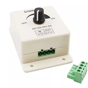 دیمر دی سی 12-24 ولت 8 آمپر – DC Dimmer