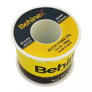 سیم قلع بهینکس 100 گرمی قطر 0.5 میلیمتر (نمایندگی رسمی بهینکس)