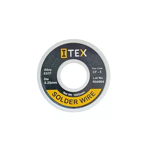 سیم قلع ITEX با وزن 100 گرم و قطر 0.25 میلیمتر {نمایندگی پخش برند ITEX}