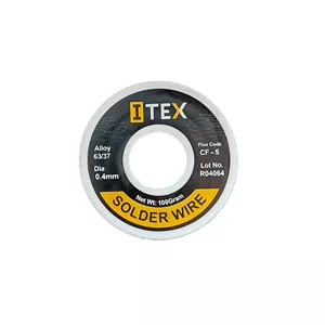سیم قلع ITEX با وزن 100 گرم و قطر 0.4 میلیمتر {نمایندگی پخش برند ITEX}