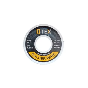 سیم قلع ITEX با وزن 100 گرم و قطر 0.6 میلیمتر {نمایندگی پخش برند ITEX}