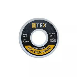 سیم قلع ITEX با وزن 250 گرم و قطر 1.6 میلیمتر {نمایندگی پخش برند ITEX}