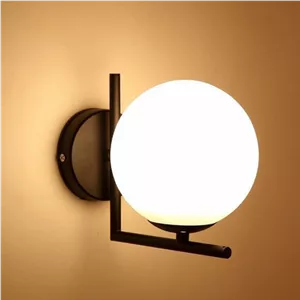 دیوارکوب مدرن شیک فلزی تک شعله حبابی D111