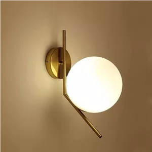 دیوارکوب مدرن شیک فلزی تک شعله حبابی D112