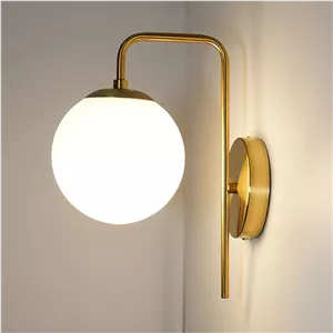 دیوارکوب مدرن شیک فلزی تک شعله حبابی D124