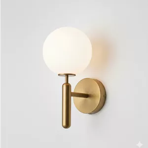 دیوارکوب مدرن شیک فلزی تک شعله حبابی D149