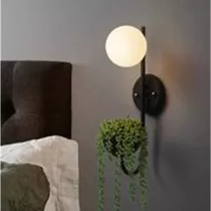 دیوارکوب مدرن شیک فلزی تک شعله حبابی D181
