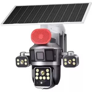 دوربین 3 لنز خورشیدی سیمکارتی آژیر دار 18 مگا پیکسل – S315-16G سفارش اروپا بهترین متریال و کیفیت با پنل بزرگ