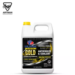 کولانت و ضدیخ مولتی Ultra Power Gold برند وی پی رِیسینگ VP Racing حجم 3.78 لیتر