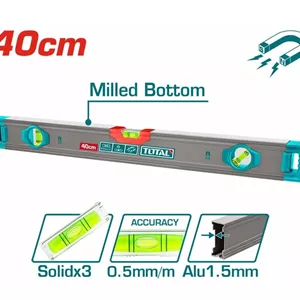 تراز آهن ربایی 40 سانتی صنعتی توتال مدل TMT24028M