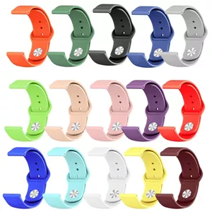 بند سیلیکونی پاک کنی ساعت آمازفیت Amazfit Bip  مدل دکمه‌ای