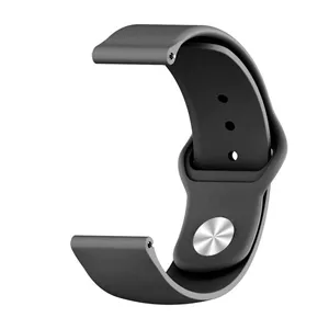 بند سیلیکونی پاک کنی ساعت آمازفیت Amazfit pop 3 sمدل دکمه‌ای