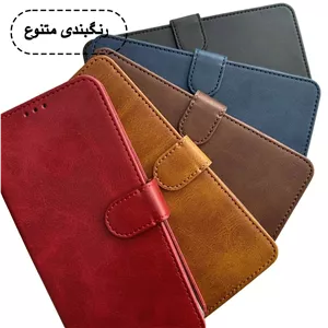 کیف کلاسوری چرم مصنوعی  گوشی موبایل شیائومی پوکو POCO X6 PRO| محافظ کلاسیک و شیک