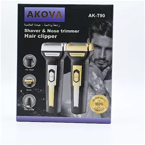 ماشین اصلاح سه کاره برند AKOVA مدل AK T90