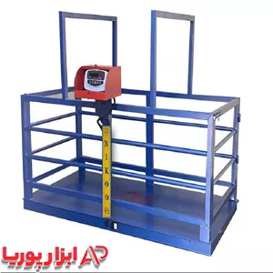 باسکول 3 تن دام کش نیکو 4 لودسل کفی قفس دار