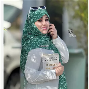 روسری مجلسی قواره 140 طرح نقطهای نخ کاستوم دور چرخ دوز بدون لیزی