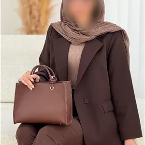 کت‌ تک  کلاسیک رسمی موکا و سورمه ای /کت کلاسیک رسمی زنانه و دخترانه مازراتی/بهاره عیدانه