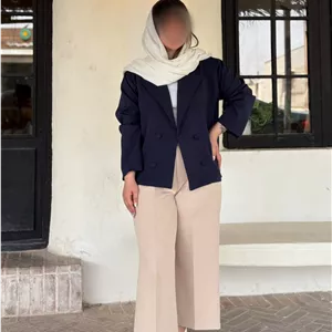 کت تک زنانه دخترانه عروسکی مازراتی سورمه ای/بهاره عیدانه ترند نوروز امسال
