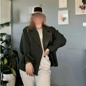کت تک زنانه و دخترانه عروسکی مازراتی سبز زیتونی عیدانه بهاره/ترند نوروز امسال