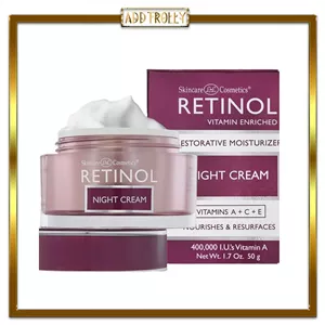 کرم شب روشن کننده قوی و ضد چروک رتینول Retinol