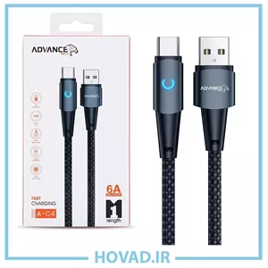 کابل شارژ تایپ سی و انتقال دیتا ADVANCE مدل A-C4